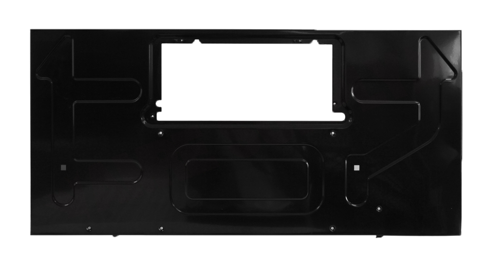 W10883284 - Genuine OEM Whirlpool Microwave Cabinet Wrapper, Black